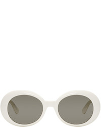 Мужские бежевые солнцезащитные очки от Saint Laurent