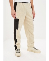 Мужские бежевые спортивные штаны с принтом от Topman