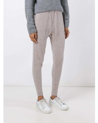 Женские бежевые спортивные штаны от Le Kasha