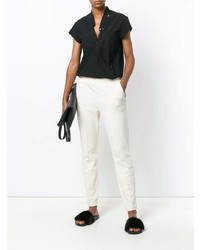 Женские бежевые спортивные штаны от T by Alexander Wang