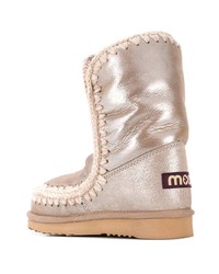 Бежевые угги от Mou