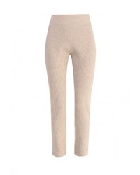 Бежевые узкие брюки от Brusnika