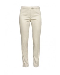 Бежевые узкие брюки от Colletto Bianco