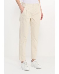 Бежевые узкие брюки от Conver