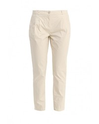 Бежевые узкие брюки от Conver