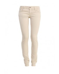 Бежевые узкие брюки от Gas