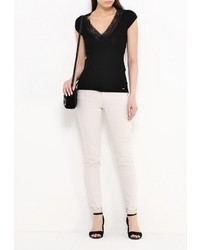 Бежевые узкие брюки от Piazza Italia