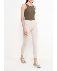 Бежевые узкие брюки от Piazza Italia