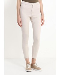 Бежевые узкие брюки от Piazza Italia