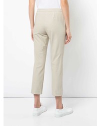 Бежевые узкие брюки от Theory