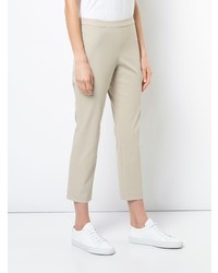Бежевые узкие брюки от Theory
