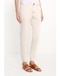 Бежевые узкие брюки от Rifle