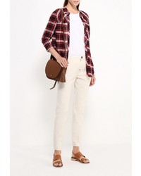 Бежевые узкие брюки от Rifle