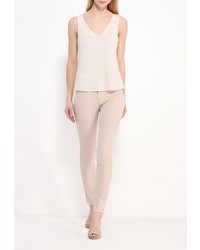 Бежевые узкие брюки от Rinascimento