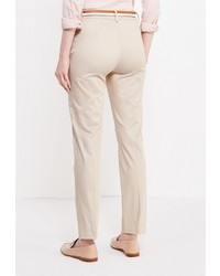 Бежевые узкие брюки от Rinascimento