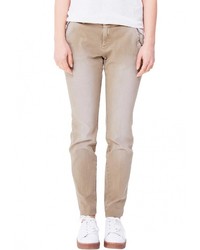 Бежевые узкие брюки от s.Oliver