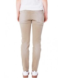 Бежевые узкие брюки от s.Oliver
