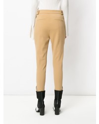 Бежевые узкие брюки от Gloria Coelho
