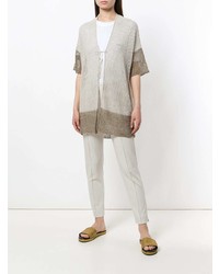 Бежевые узкие брюки от Le Tricot Perugia