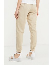 Бежевые узкие брюки от SPRINGFIELD