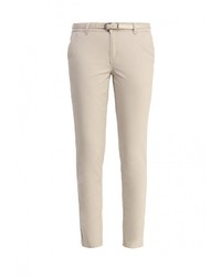 Бежевые узкие брюки от Top Secret