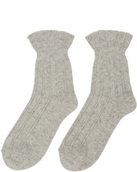 Женские бежевые шерстяные носки от A.P.C.