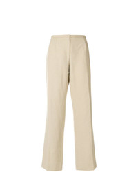 Бежевые широкие брюки от Dolce & Gabbana Vintage