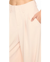 Бежевые широкие брюки от Alice + Olivia