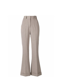 Бежевые широкие брюки от See by Chloe