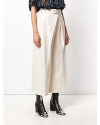 Бежевые широкие брюки от Proenza Schouler