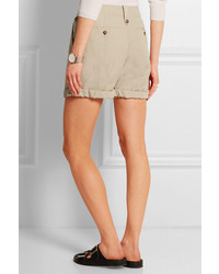 Женские бежевые шорты от Burberry