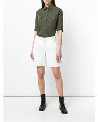 Женские бежевые шорты от Holland & Holland