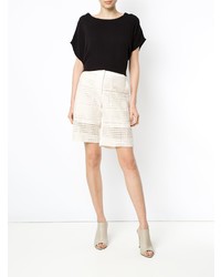 Женские бежевые шорты от Alcaçuz