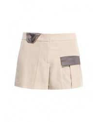 Женские бежевые шорты от D.VA