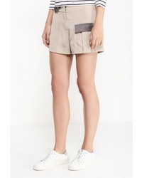 Женские бежевые шорты от D.VA