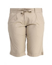 Женские бежевые шорты от Emoi Size Plus