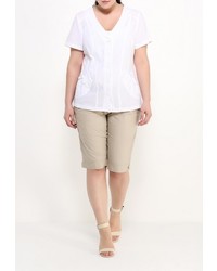 Женские бежевые шорты от Emoi Size Plus