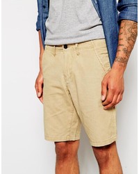 Мужские бежевые шорты от Selected