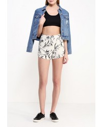 Женские бежевые шорты от Topshop