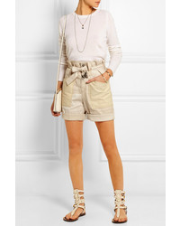 Женские бежевые шорты от Isabel Marant