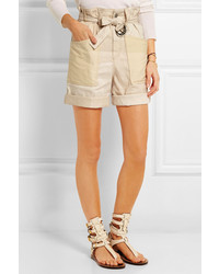 Женские бежевые шорты от Isabel Marant