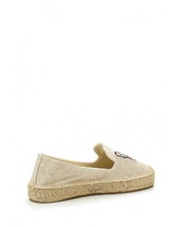 Женские бежевые эспадрильи от Soludos