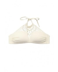 Бежевый бикини-топ