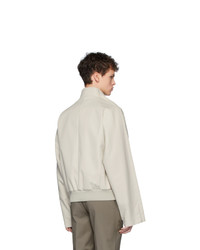 Мужской бежевый бомбер от Maison Margiela