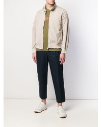 Мужской бежевый бомбер от Aspesi