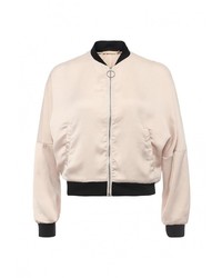 Женский бежевый бомбер от By Swan