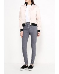 Женский бежевый бомбер от By Swan