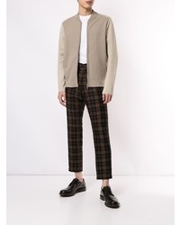 Мужской бежевый бомбер от TOMORROWLAND