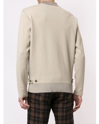 Мужской бежевый бомбер от TOMORROWLAND