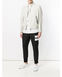 Мужской бежевый бомбер от Neil Barrett